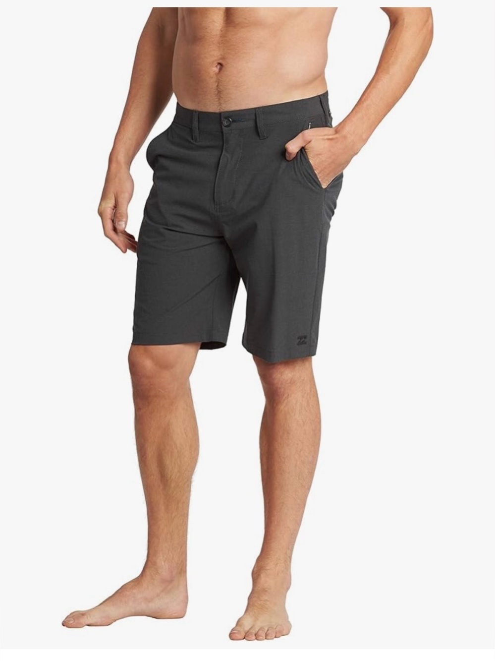 Billabong Men’s Charcoal Gray Hybrid Summer Shorts - Crossfire Submersible